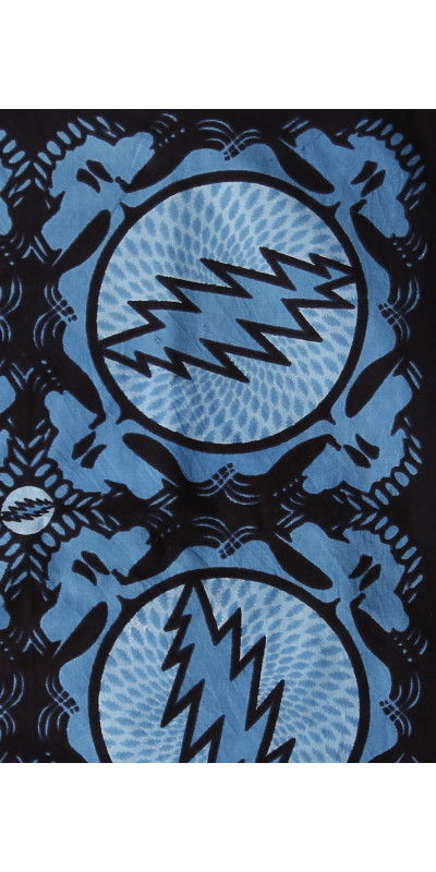 Grateful Dead Spin Your Face  SYF Bandana Aqua 22x22