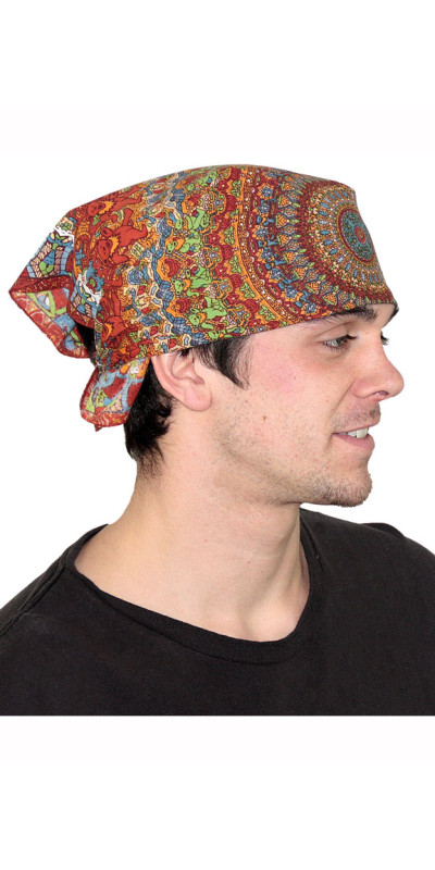 Grateful Dead Vibrating Bears Bandana 22x22