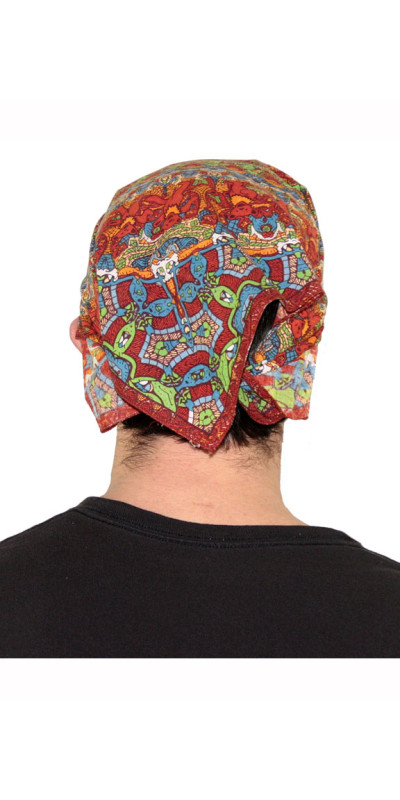 Grateful Dead Vibrating Bears Bandana 22x22