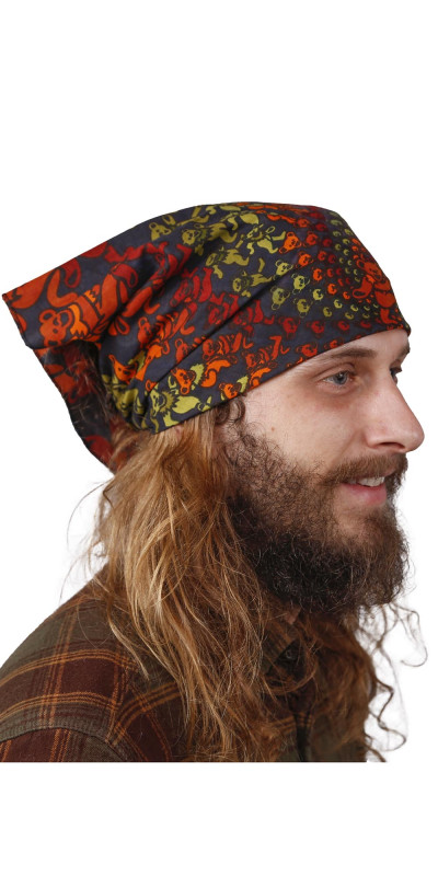 Grateful Dead Wood Spiral Bears Bandana 22x22 *SALE*