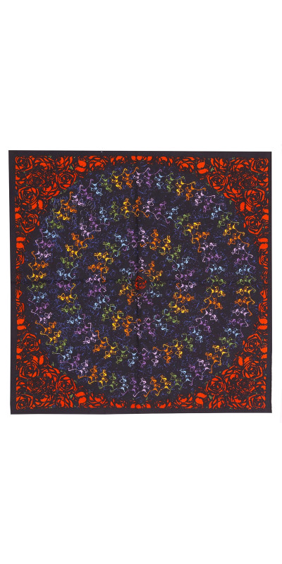 Grateful Dead Rainbow Dancers Bandana 22x22