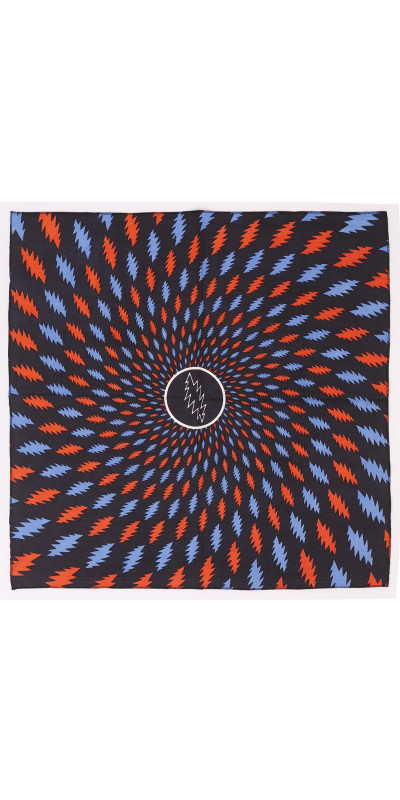 Grateful Dead Lightning Bolt Bandana 22x22