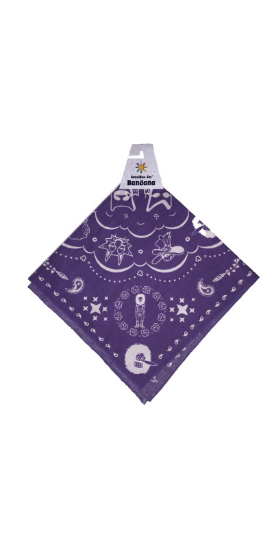 Freak Brothers Bandana 22x22 Purple