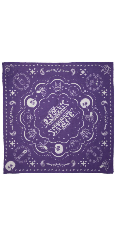 Freak Brothers Bandana 22x22 Purple