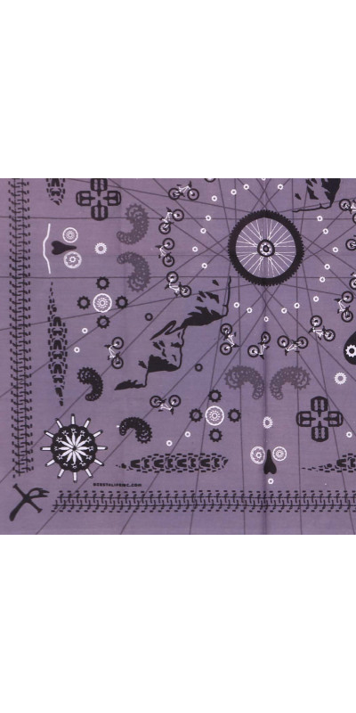 Zest For Life Mountain Bike Bandana Grey