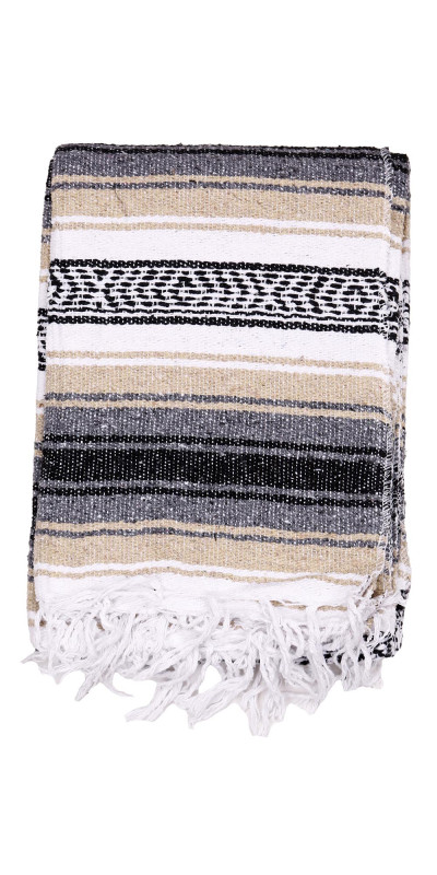 Mexican Falsa Blanket Tan - 51x78"