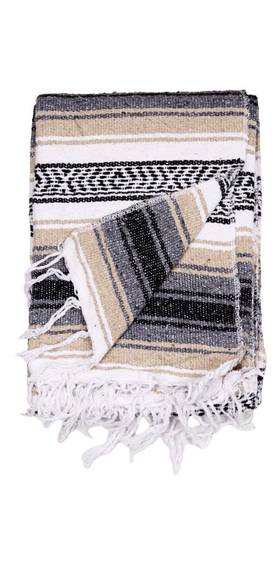 Mexican Falsa Blanket Tan - 51x78"