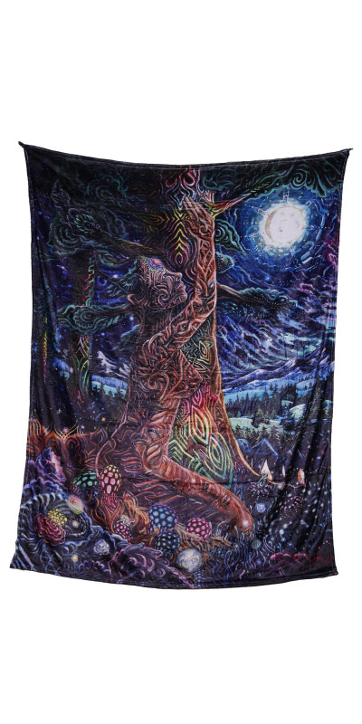 Northern Lights Fleece Blanket Queen Size 60x80" *SALE*