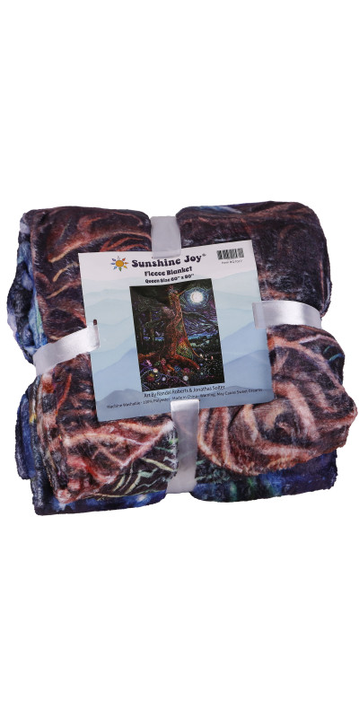 Northern Lights Fleece Blanket Queen Size 60x80" *SALE*