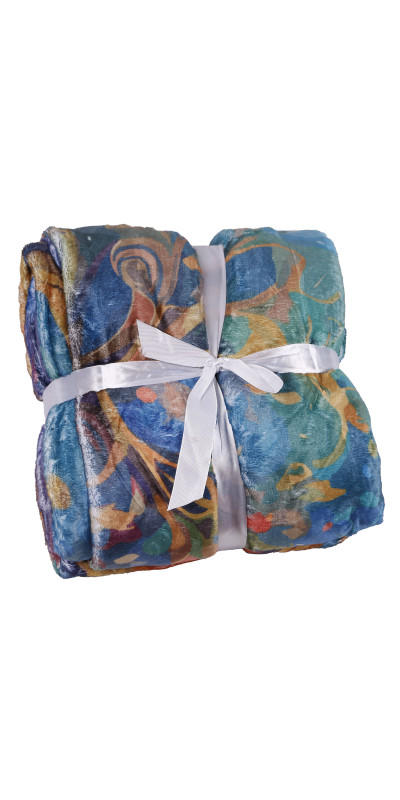 Tree Of Life Fleece Blanket Queen Size 60x80" *SALE*