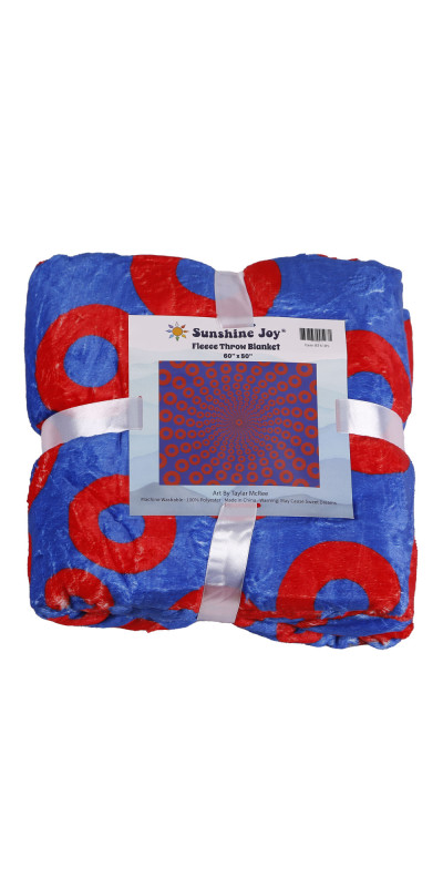 Donut Vibes Fleece Throw Blanket 50x60"