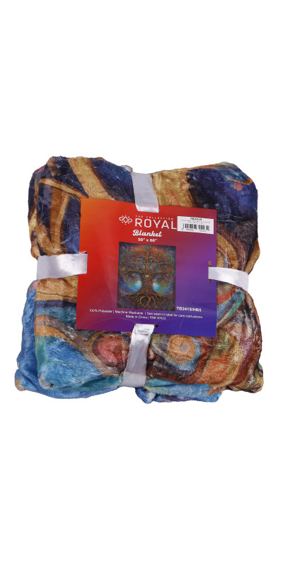Tree Of Life Fleece Throw Blanket 50x60