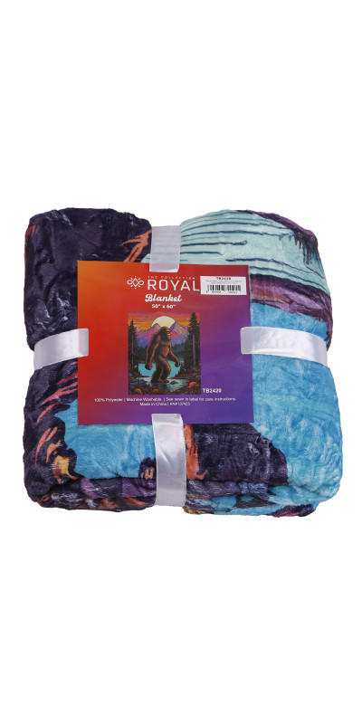 Sasquatch Fleece Throw Blanket 50x60" *SALE*