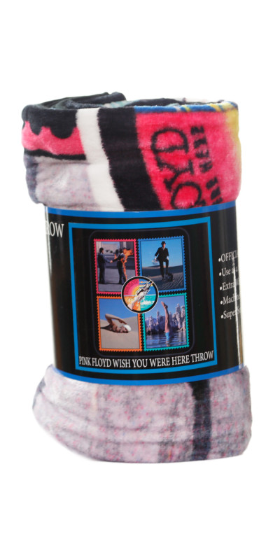 Pink Floyd Fleece Throw Blanket Wish You Were Here 50x60
