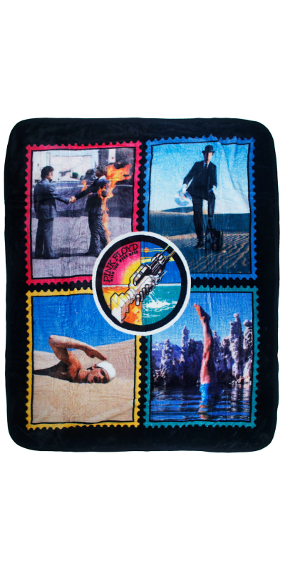 Pink Floyd Fleece Throw Blanket Wish You Were Here 50x60