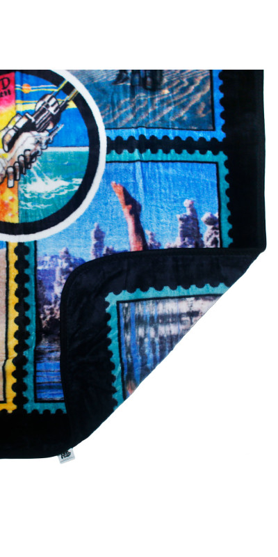 Pink Floyd Fleece Throw Blanket Wish You Were Here 50x60