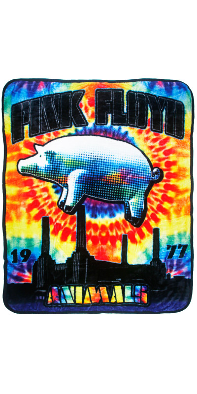 Pink Floyd Fleece Throw Blanket Animals 50x60