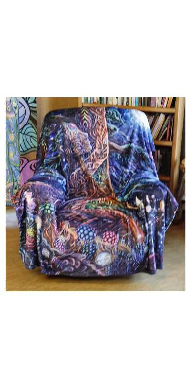 Northern Lights Fleece Blanket Queen Size 60x80" *SALE*