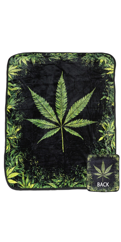 Garden Fleece Throw Blanket 50x60