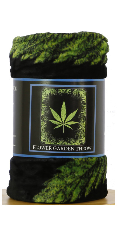 Garden Fleece Throw Blanket 50x60