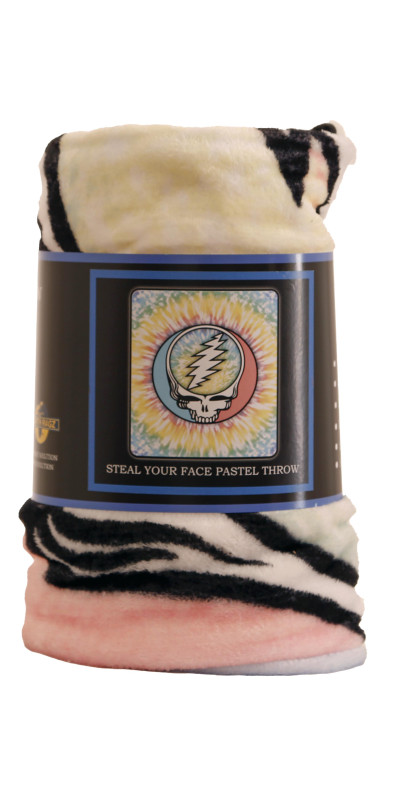Grateful Dead SYF Pastel Tie-Dye Fleece Throw Blanket 50x60 *SALE*