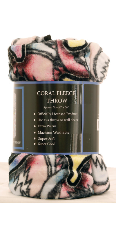 Grateful Dead SYF Badges Fleece Throw Blanket 50x60 *SALE*