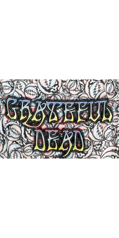 Grateful Dead SYF Badges Fleece Throw Blanket 50x60 *SALE*