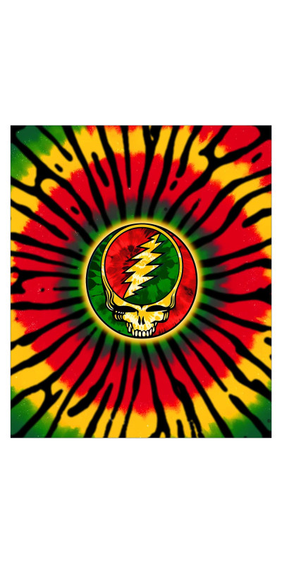 Grateful Dead SYF Rasta Fleece Throw Blanket 50x60 *SALE*