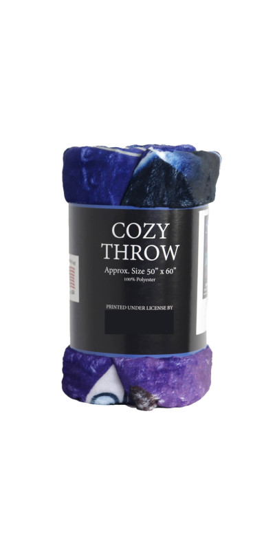 Pink Floyd Fleece Throw Blanket Dark Side Of The Moon Retro 50x60