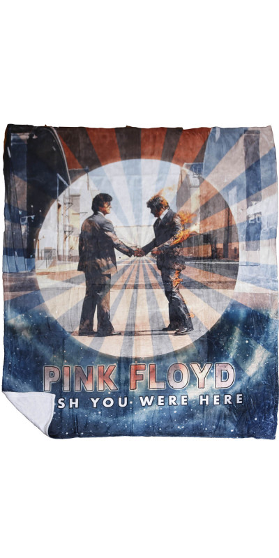 Pink Floyd Fleece Throw Blanket Wish You Were Here Galaxy 50x60