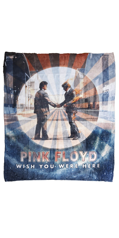 Pink Floyd Fleece Throw Blanket Wish You Were Here Galaxy 50x60