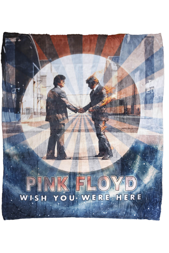 Pink Floyd Fleece Throw Blanket Wish You Were Here Galaxy 50x60