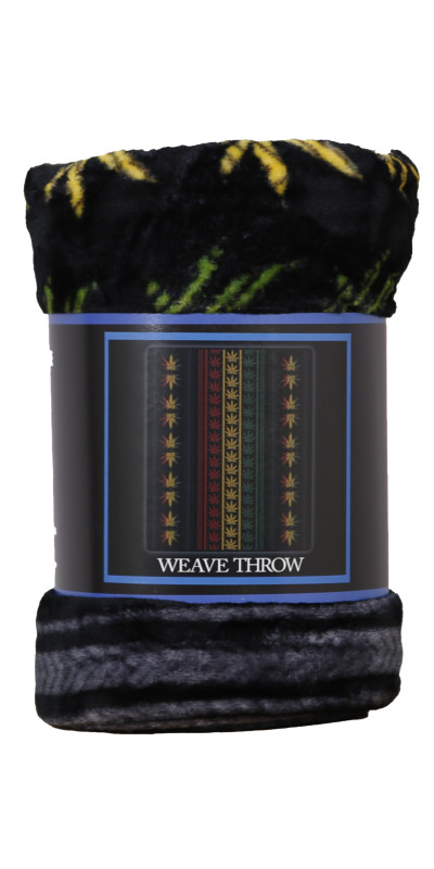 Rasta Weave Fleece Throw Blanket 50x60