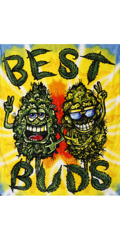 Best Buds Fleece Throw Blanket 50x60