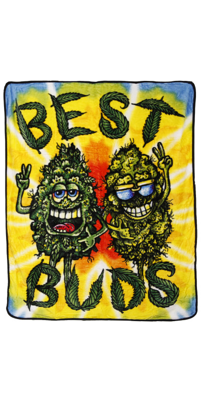 Best Buds Fleece Throw Blanket 50x60