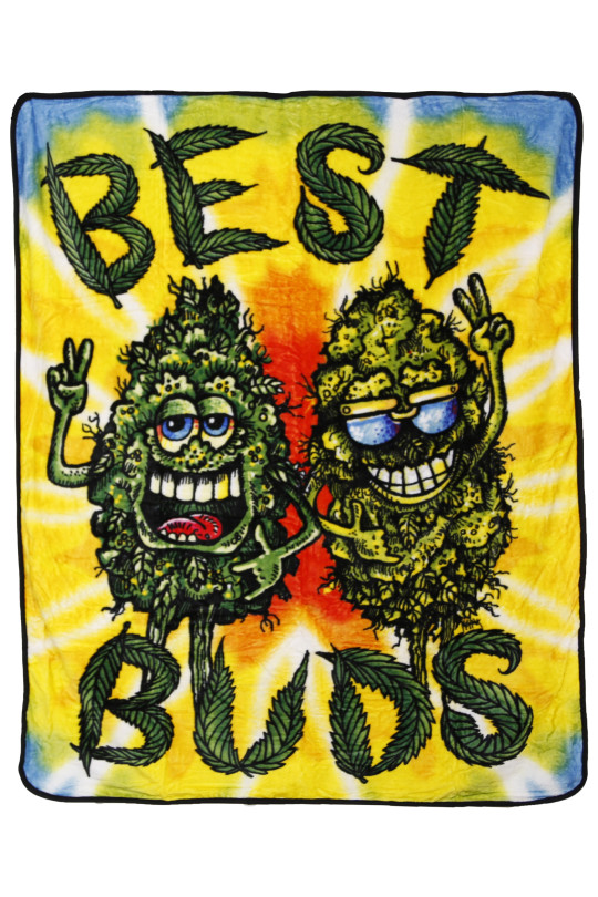 Best Buds Fleece Throw Blanket 50x60