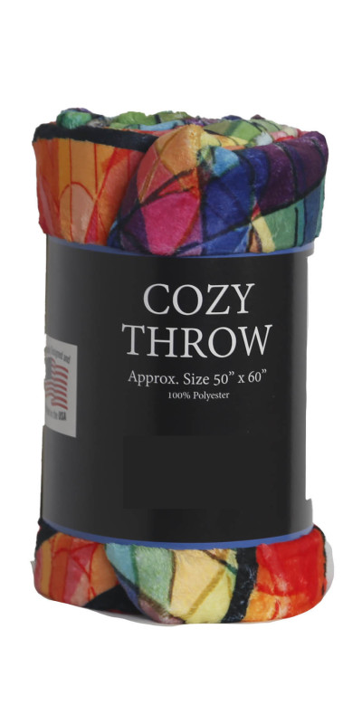 Grateful Dead SYF Swirls Fleece Throw Blanket 50x60