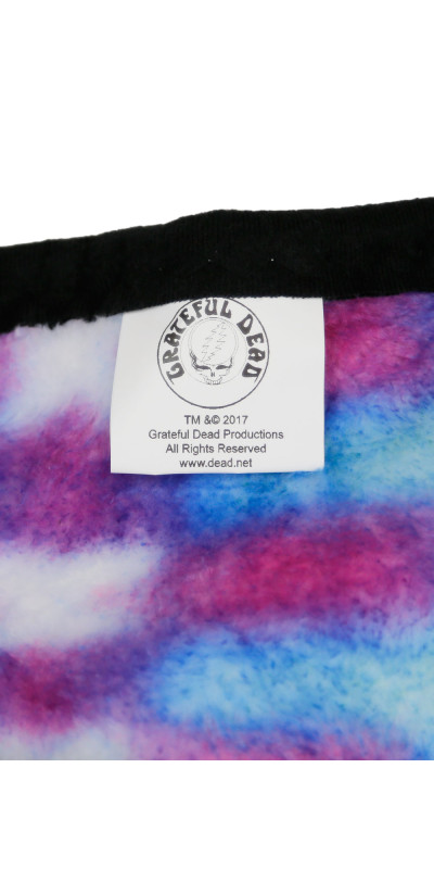 Grateful Dead Tie Dye Bears Fleece Throw Blanket 50x60