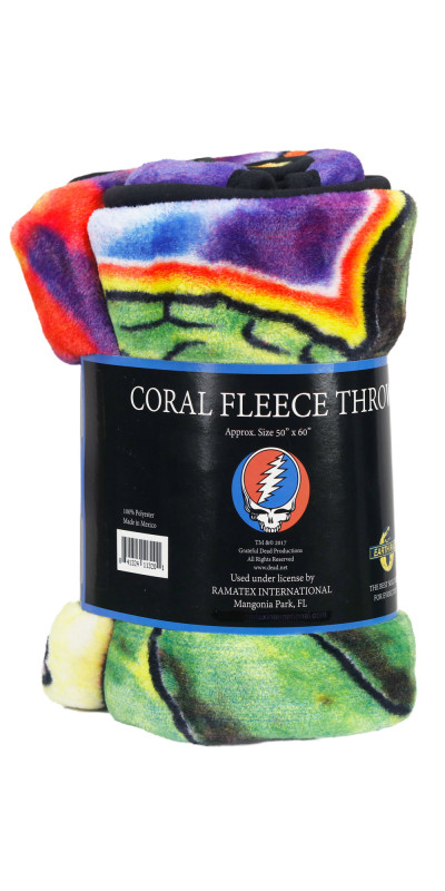 Grateful Dead Terrapin Sunrise Fleece Throw Blanket 50x60
