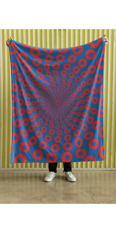 Donut Vibes Fleece Blanket Queen Size 60x80" *SALE*
