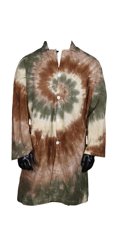 Blank White Lab Coat for Tie-Dyeing 100% Cotton