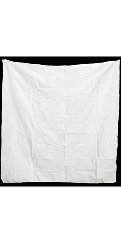 **NEW** Blank White Scarf for Tie-Dyeing 39x40 100% Voile Cotton