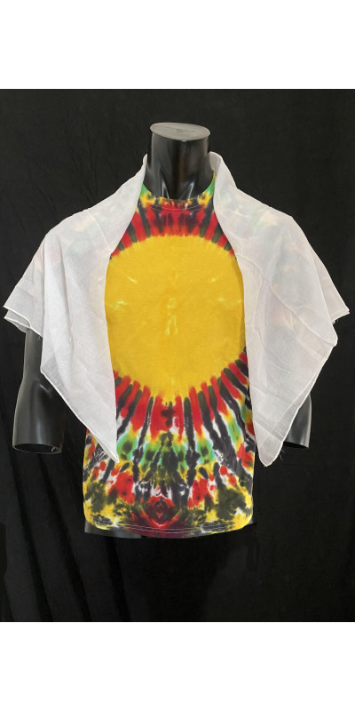 **NEW** Blank White Scarf for Tie-Dyeing 39x40 100% Voile Cotton