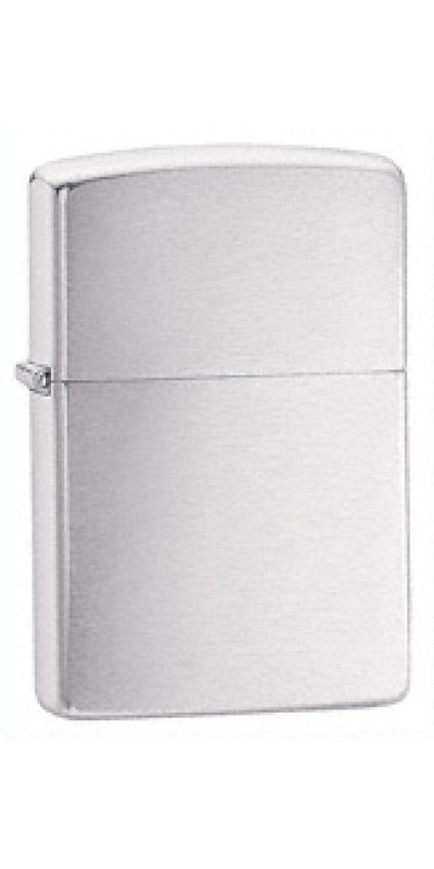 Brushed Chrome Zippo Lighter