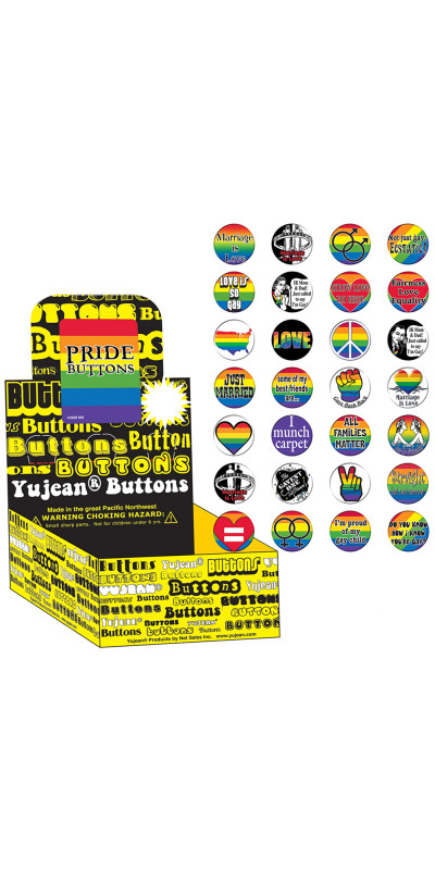 Gay Pride Button Box
