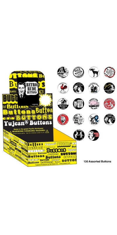 Retro Rude Novelty Button Box