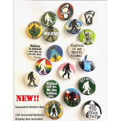 Bigfoot Sasquatch Button Box