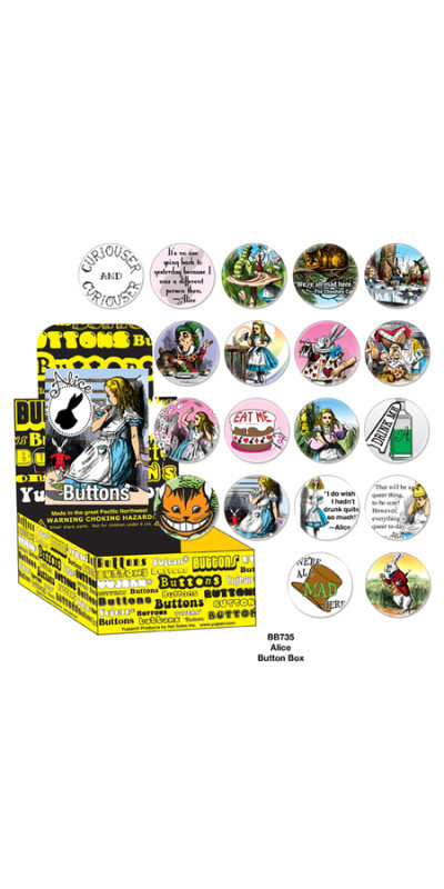 Alice In Wonderland Button Box