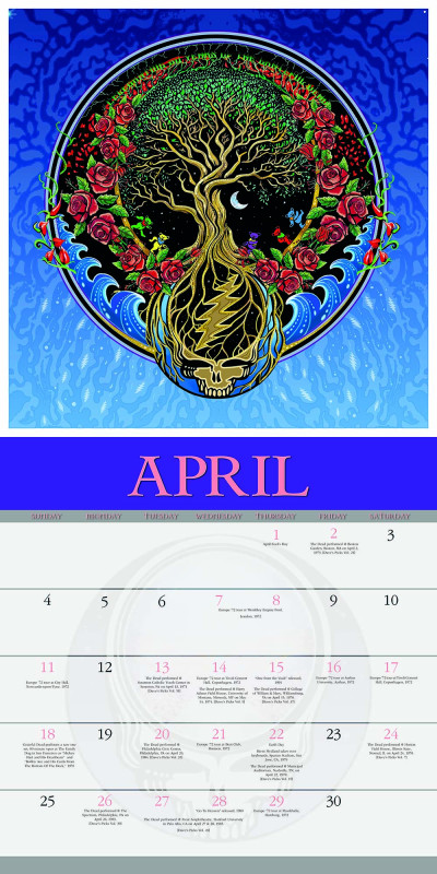 2027 Grateful Dead Official Wall Calendar  IN STOCK!