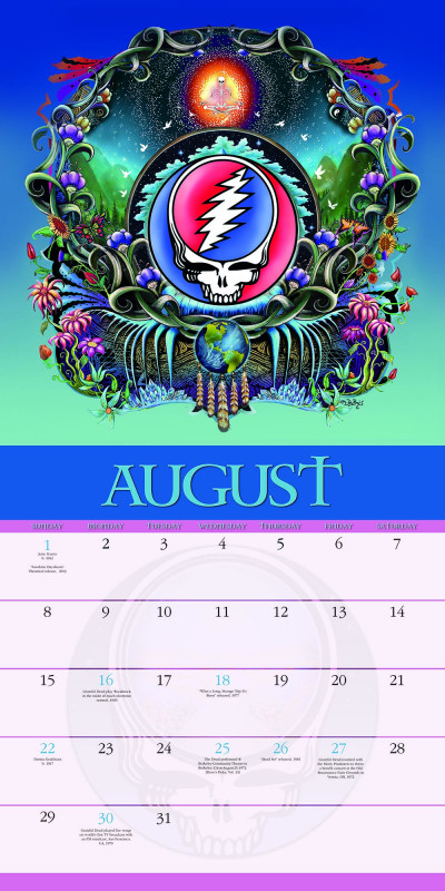 2027 Grateful Dead Official Wall Calendar  IN STOCK!